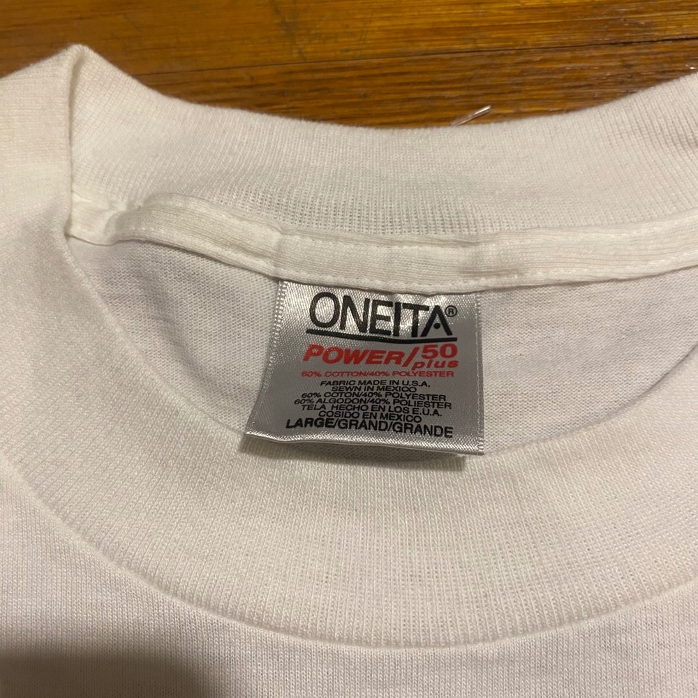 Vintage 1994 Mario Andretti Arrivederci Tour Cabernet Wine T-Shirt White Large - Picture 5 of 7